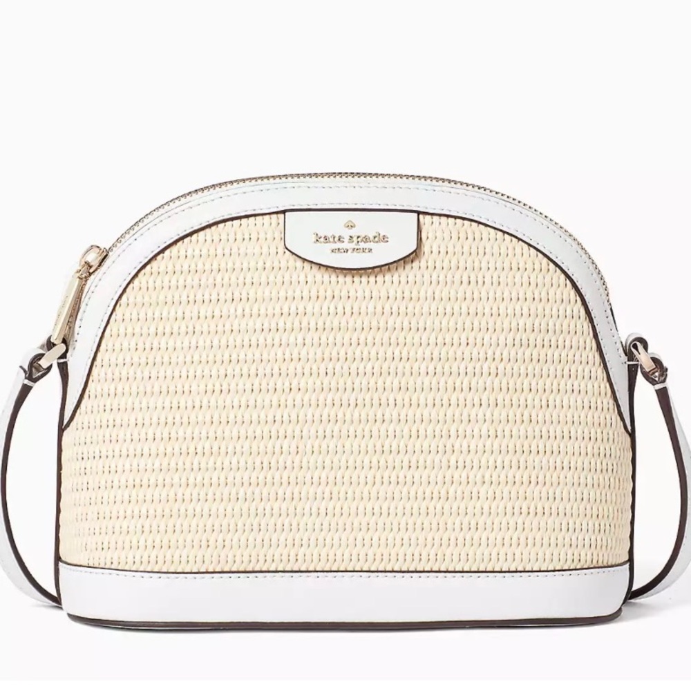👒Sylvia Straw X Large Dome Crossbody👒
by KATE SPADE ♠️ NEW YORK